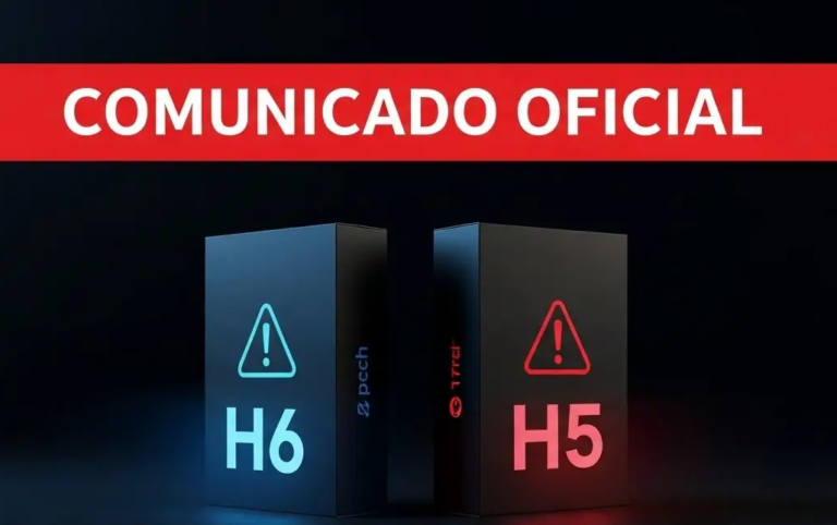 Comunicado Oficial – Situação dos Modelos H5 / H6