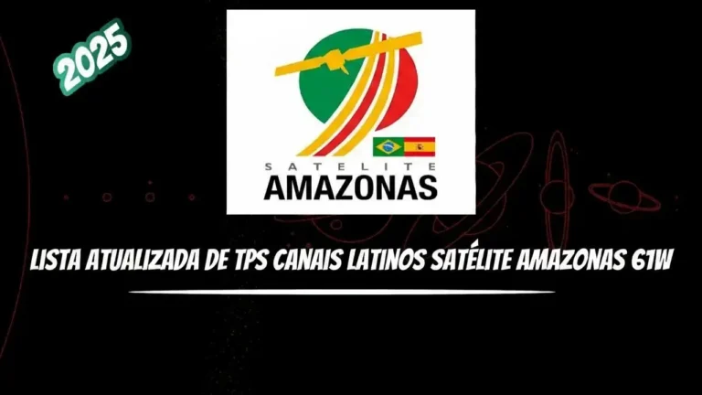 Lista Atualizada de TPs Canais Latinos Satélite Amazonas 61w Banda KU 2025