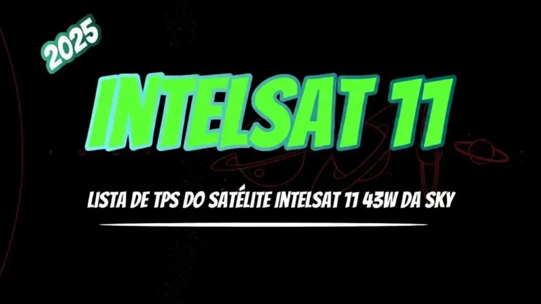Lista de TPs do Satélite Intelsat 11 43w da SKY